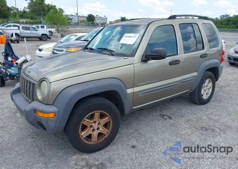 2003 Jeep Liberty Sport from USA, damaged, VIN 1J4GK48K03W731433